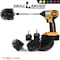 Drill Brush Power Scrubber By Useful Products 5 in W 7 in L Brush, Black K-542OMS-2L-7X-QC-DB - alternate 7